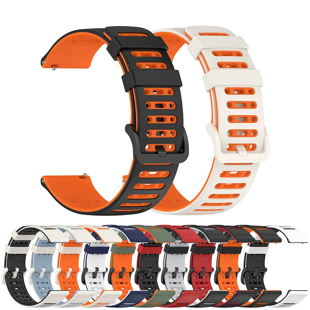 Para Amazfit Bip 5 pulsera Correa 22mm Correa de silicona para reloj Huami Amazfit Balance 1 2/Bip5 Unity/GTR2E/Bip 6 Correa de reloj