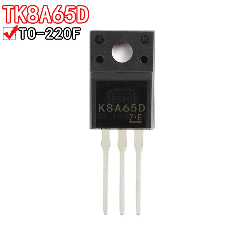 Piezas K8A60DA TO-220, TK8A60DA, TO-220F, TK5A50D, TK6A65D, TK8A65D, TK10A50D, TK10A60D, TK12A60D, TK13A60D, TK20A60U, 5A50D, 6A65D, 8A65D - imagen 4