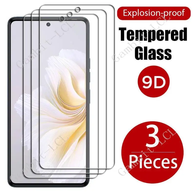 Vidrio Templado 3 piezas para Tecno Camon 20 Pro 5G Camon20Pro 4G Camon20 20Pro Premier CK6 CK7n CK8n, película protectora de pantalla