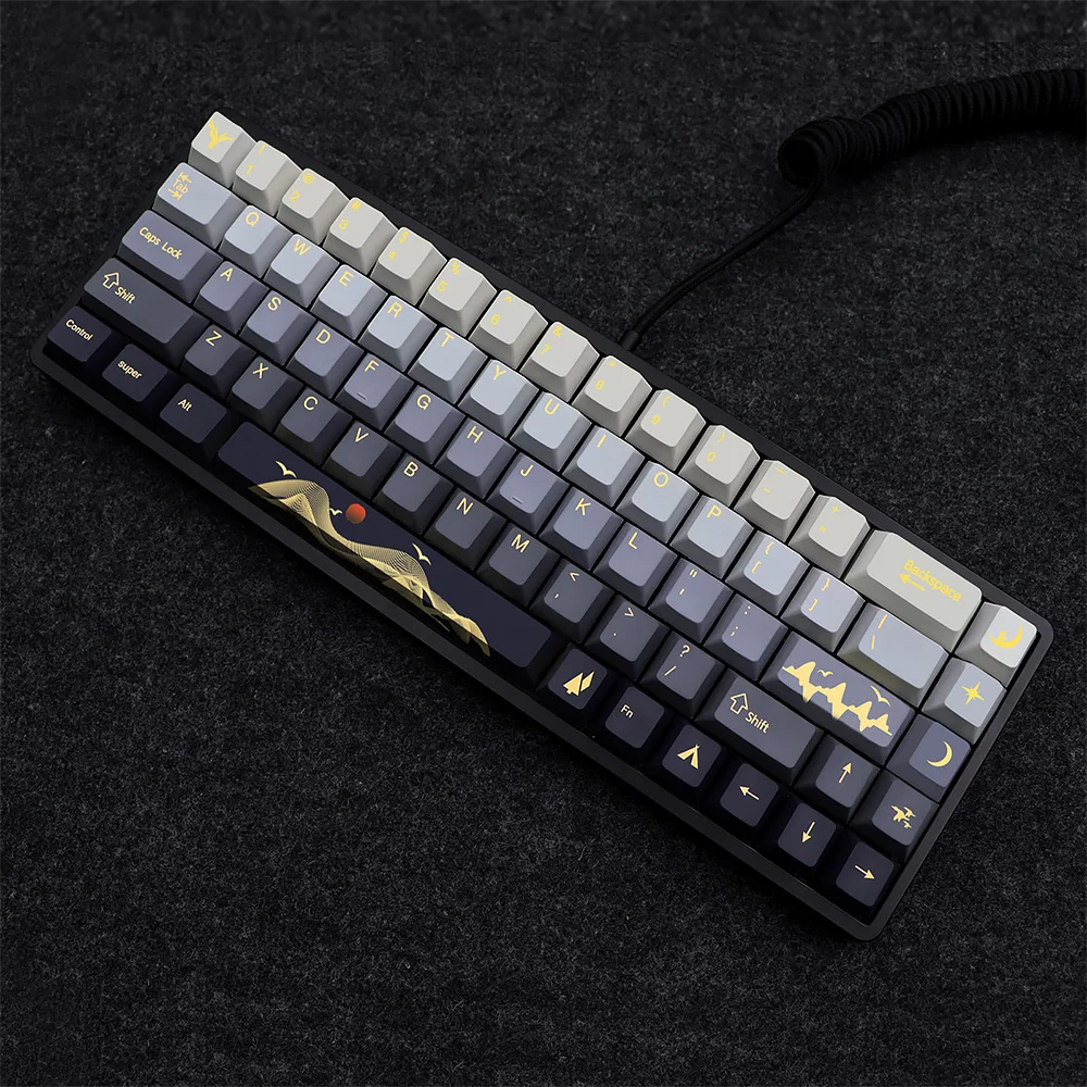 Keycaps PBT Gradiente 136 Perfil Cherry – Sublimación MX - imagen 4