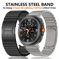 Samsung Galaxy Watch 8 Classic/Ultra – Correa de Acero Inoxidable