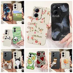 Funda de silicona para Realme C33 con diseño caramelo