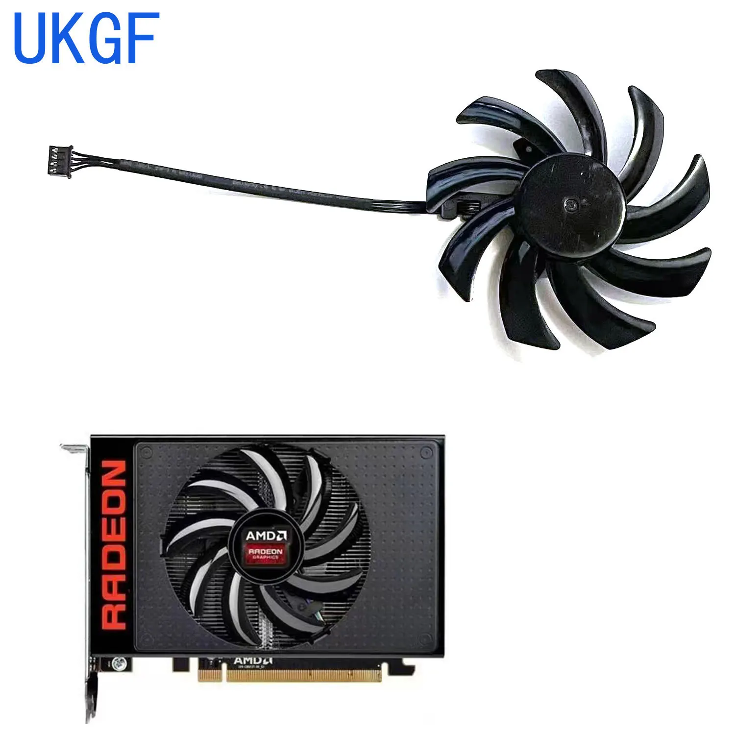Ventilador AMD R9 Fury Nano GPU para Sapphire R9 Nano, 4 pines, 85MM, reemplazo de tarjeta gráfica HBM, nuevo