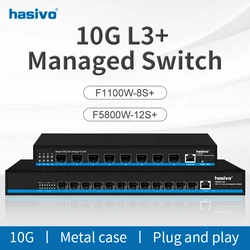 Conmutador Gestionado L3 con SFP y Consola – Puertos 1G/2.5G/10G