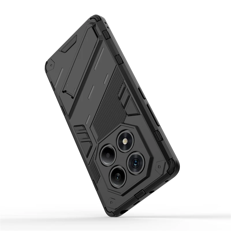 Funda protectora para Xiaomi Redmi Note 14 Pro, soporte para teléfono Redmi Note 14 Pro, funda con soporte, armadura magnética, funda Redmi Note 14 Pro - imagen 3