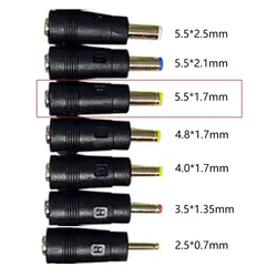 Adaptador DC Macho a Hembra con Varios Conectores