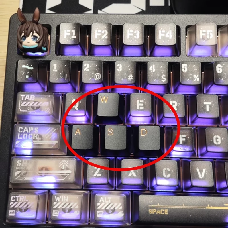 Juego de teclas con tema de Metal, rojo y negro, perfil de cereza, tapas de teclado de aleación de aluminio, accesorios de regalo para teclado mecánico personalizado