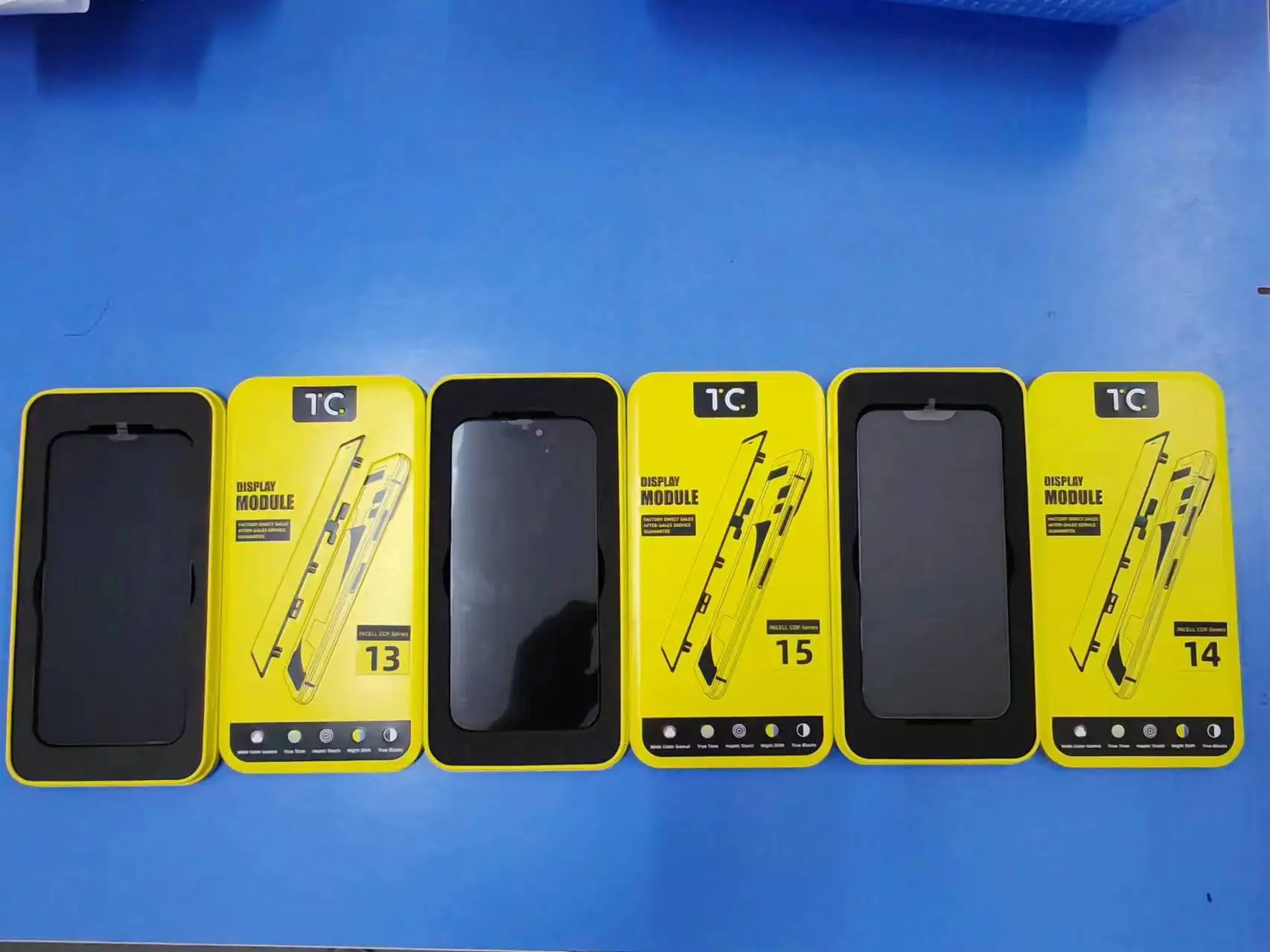 Incell-pantalla LCD con/sin Chip IC, montaje de digitalizador táctil para iPhone 12, 13, 14, 15 pro Max, elimina la pantalla No genuina Pop-up - imagen 5