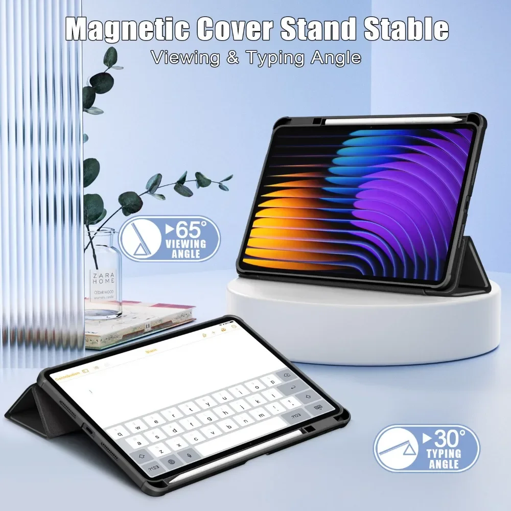 Para Xiaomi Pad 7 funda 2024 funda inteligente magnética para Coque Xiaomi Pad 7 Mi Pad 7 Pro con portalápices funda para tableta - imagen 3