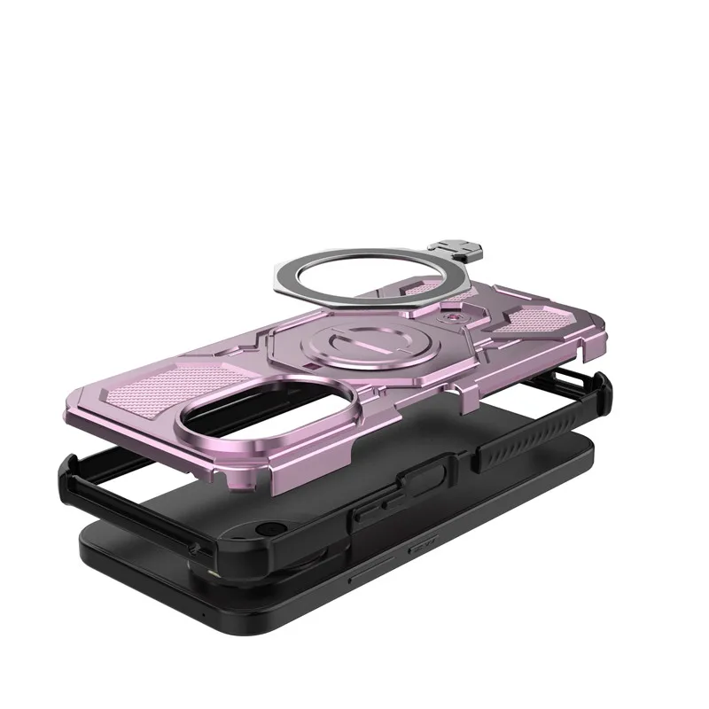 Para Huawei Nova 14 Funda Huawei Nova 14 Funda con soporte magnético inalámbrico de carga Fundas protectoras para teléfono en Nova 14 Funda - imagen 5