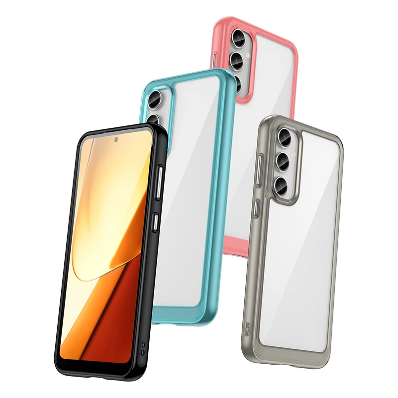 Funda de silicona transparente a prueba de golpes para Samsung Galaxy S23 FE, funda protectora para teléfono S23 FE - imagen 2