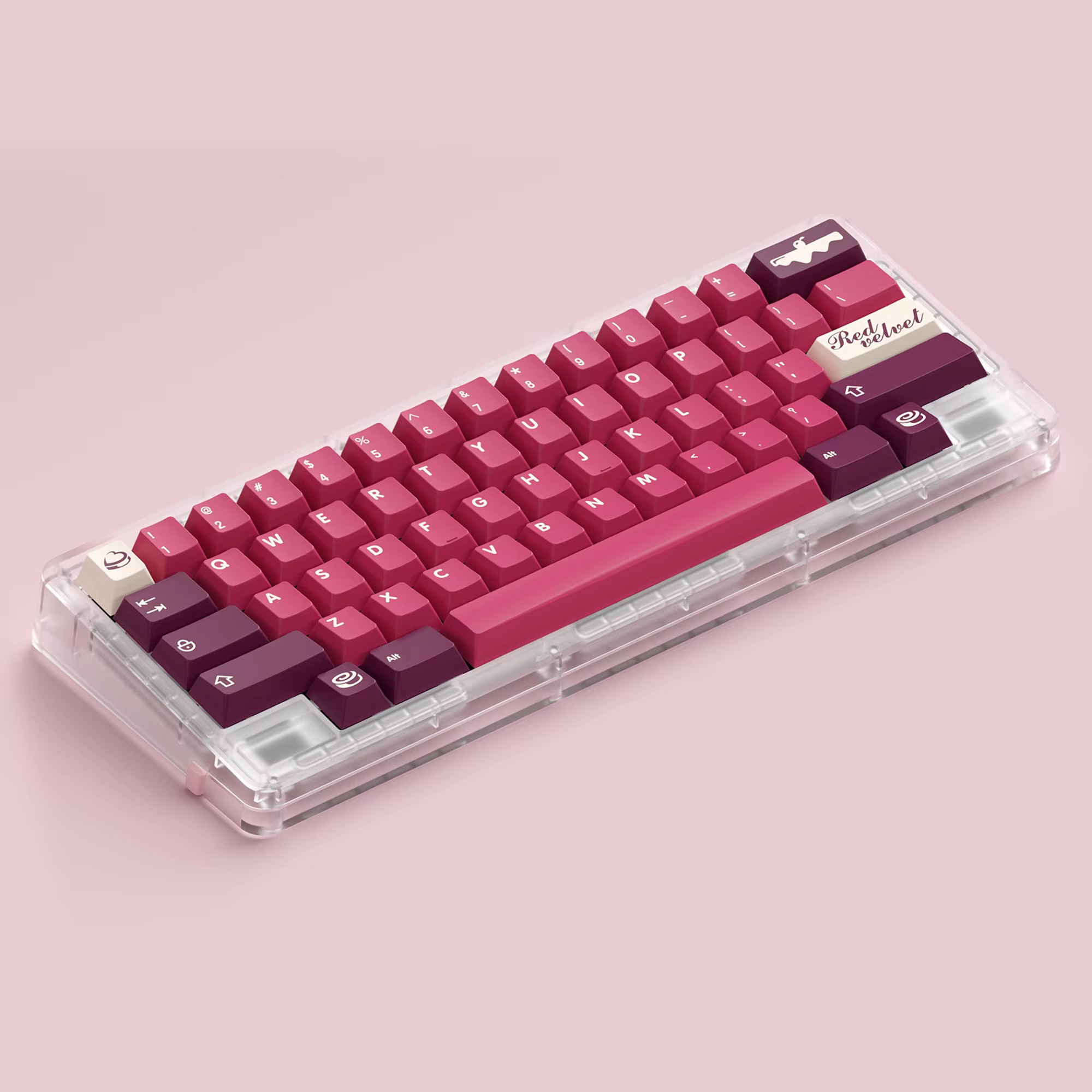 Domikey X Zero G Set Teclas ABS Rojo Terciopelo Perfil Cherry