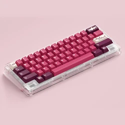 Domikey X Zero G Set Teclas ABS Rojo Terciopelo Perfil Cherry
