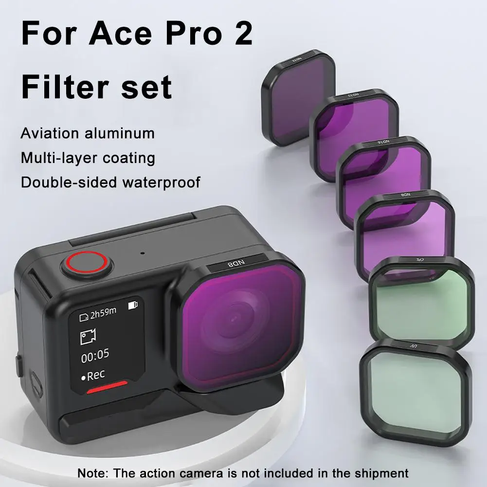 Para Insta360 Ace Pro2 filtro protección UV espejo CPL polarizador ND accesorio de atenuación para cámara de acción Insta360 Ace Pro2 - imagen 3