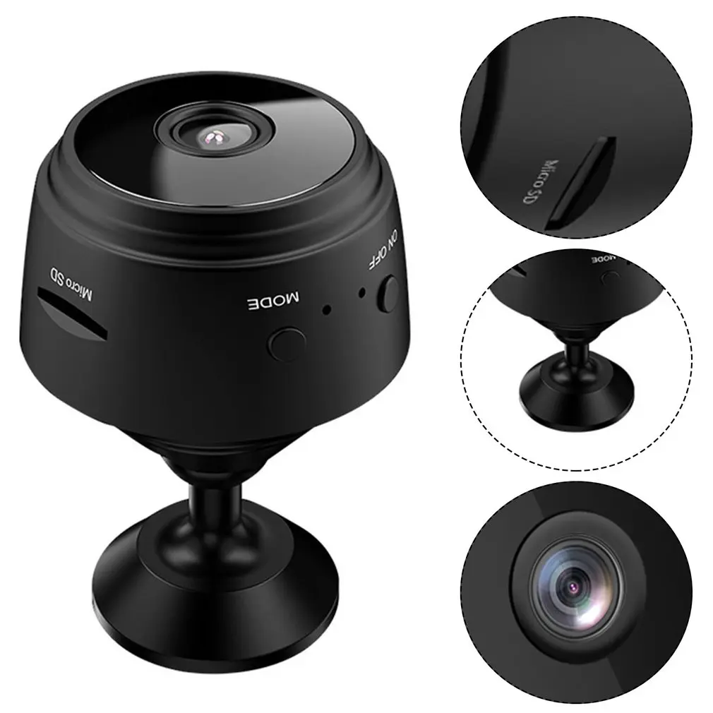Caliente 1080P A9 Cemera HD WIFI CCTV vista voz vídeo seguridad del hogar inalámbrico IR noche Mini videocámara Micro cámaras de vigilancia