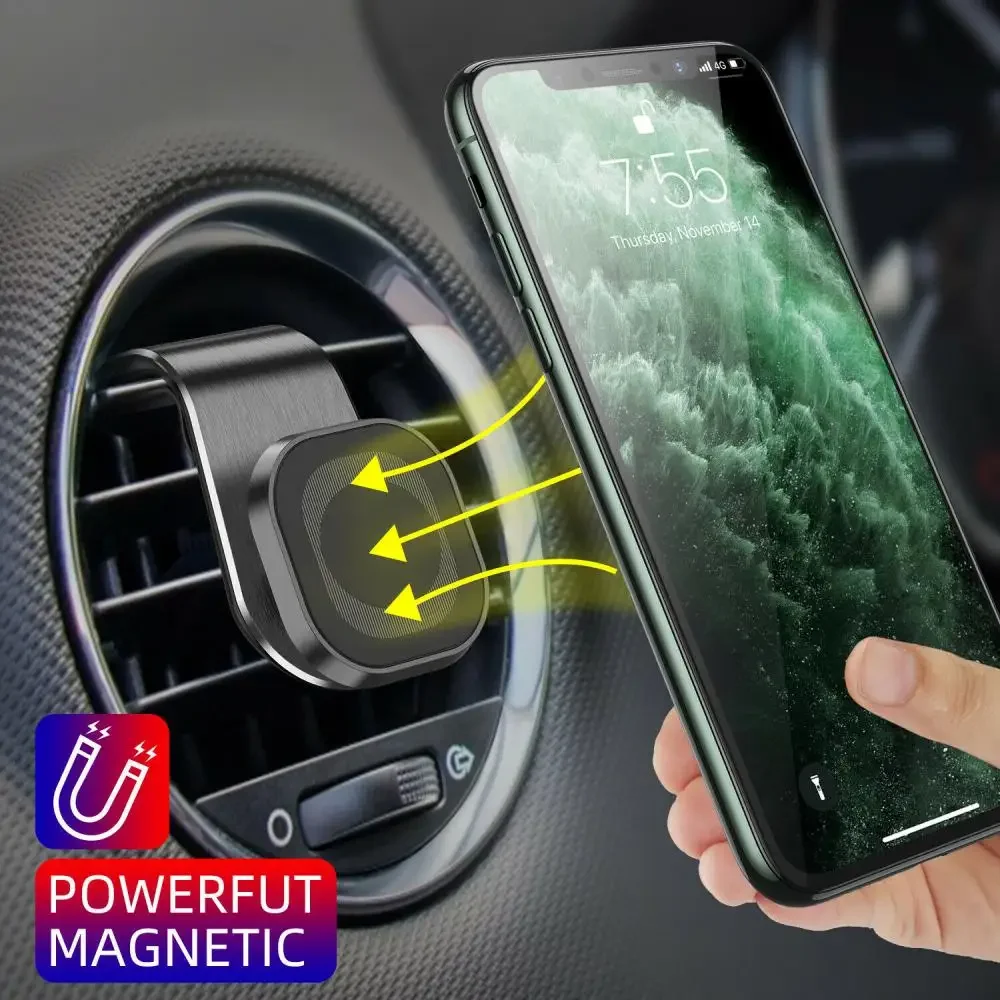 Soporte magnético para teléfono de coche, imán para salida de aire, soporte para coche, GPS, soporte móvil para teléfono inteligente, soporte para coche para iPhone, Samsung, Xiaomi - imagen 3