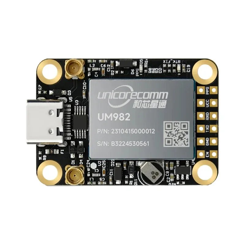Placa de módulo RTK GNSS UM982 MMCX integrada, antena diferencial de posicionamiento relacionado, UVR, UAV, centímetro, orientación de la estación Base - imagen 4