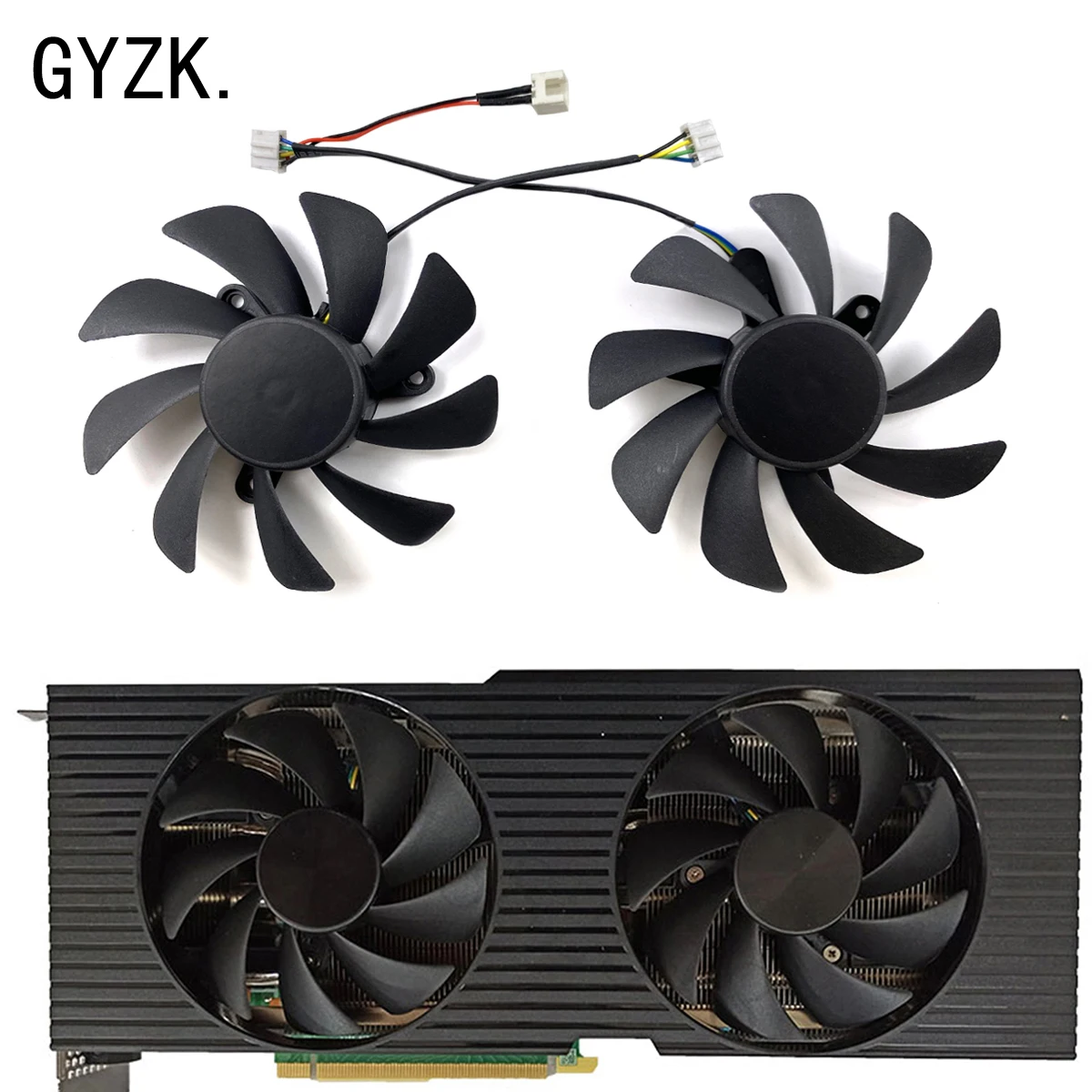 Nuevo para DELL Lenovo GeForce RTX3060 3060ti 3070 3070ti 3080 3090 ventilador de repuesto para tarjeta gráfica