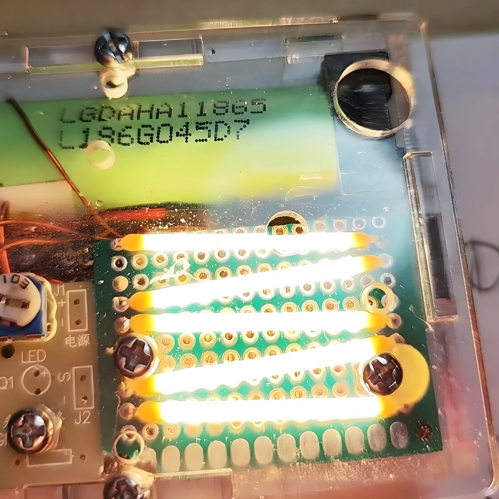 Filamento Led Cob de 5 piezas CC, 3V, 12V, 38/54/68MM, 2200k, blanco, azul, rojo, rosa, piezas de bombilla Edison, lámpara incandescente, diodos de luz - imagen 5