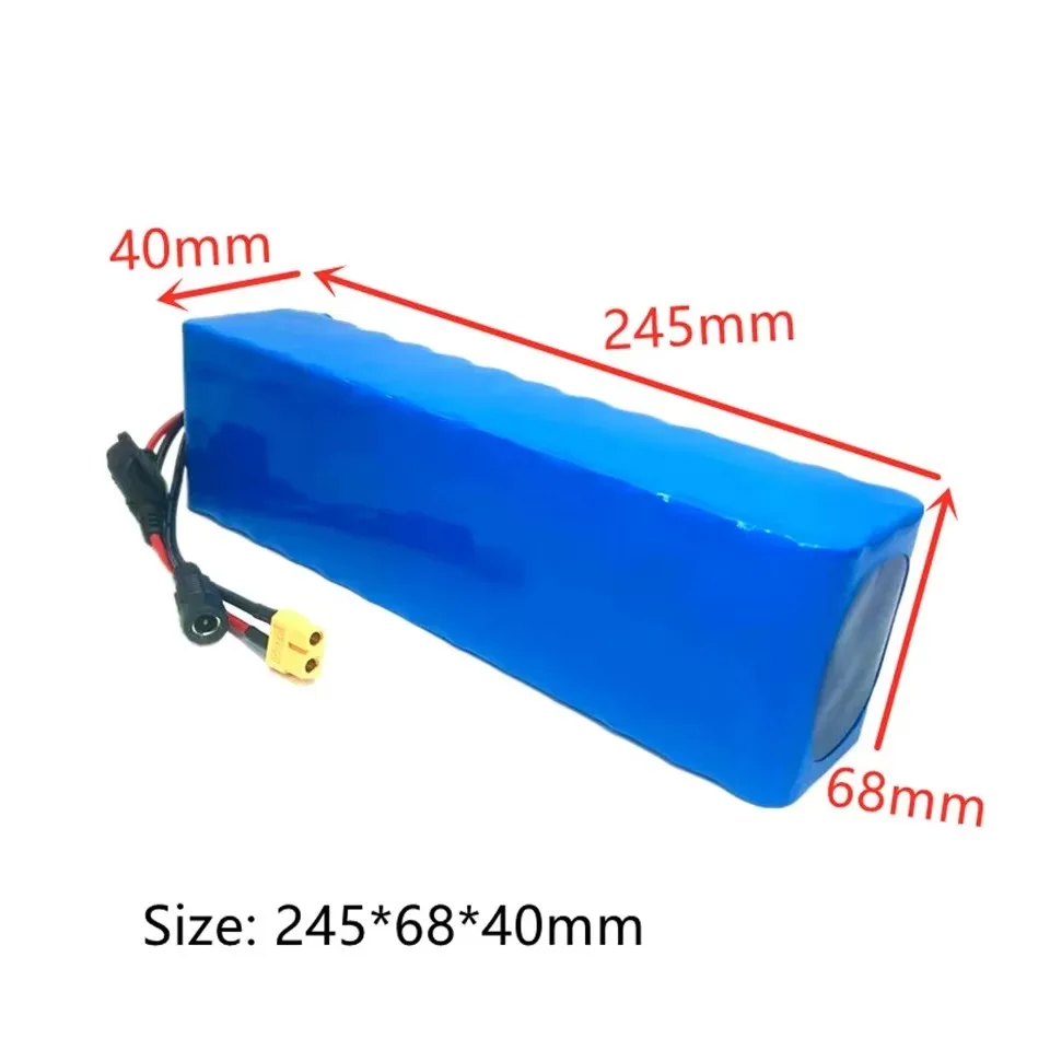 Potente batería de 48V 13S2P 18650, batería de litio de gran capacidad de 10Ah, paquete de batería de iones de litio recargable, o con cargador de 54,6 v - imagen 2