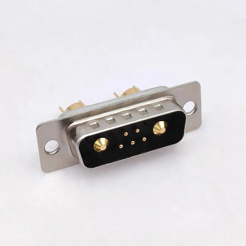 Conector D-SUB 7W2 chapado en oro alta corriente con Jack machino - imagen 5