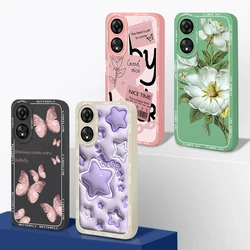 Oppo A58/A78 4G 5G Funda Silicona Líquida Protección Cámara Creativa
