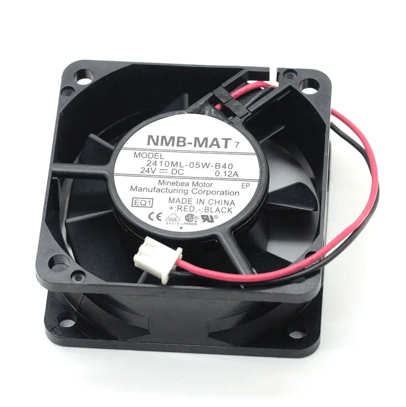 Ventilador de refrigeración NMB 2410ML-05W-B40 B49 6025 24V 0.12A, convertidor de frecuencia, resistente al agua - imagen 4