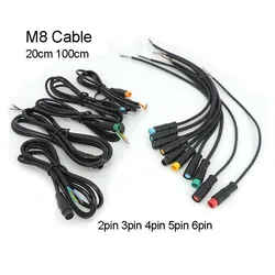 Cable Extensión Impermeable Bicicleta Eléctrica M8 Macho Hembra