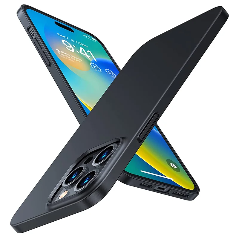 Funda trasera mate ultrafina para iPhone 17 Air 16 15 14 13 12 Pro Max PC funda trasera delgada de lujo - imagen 2