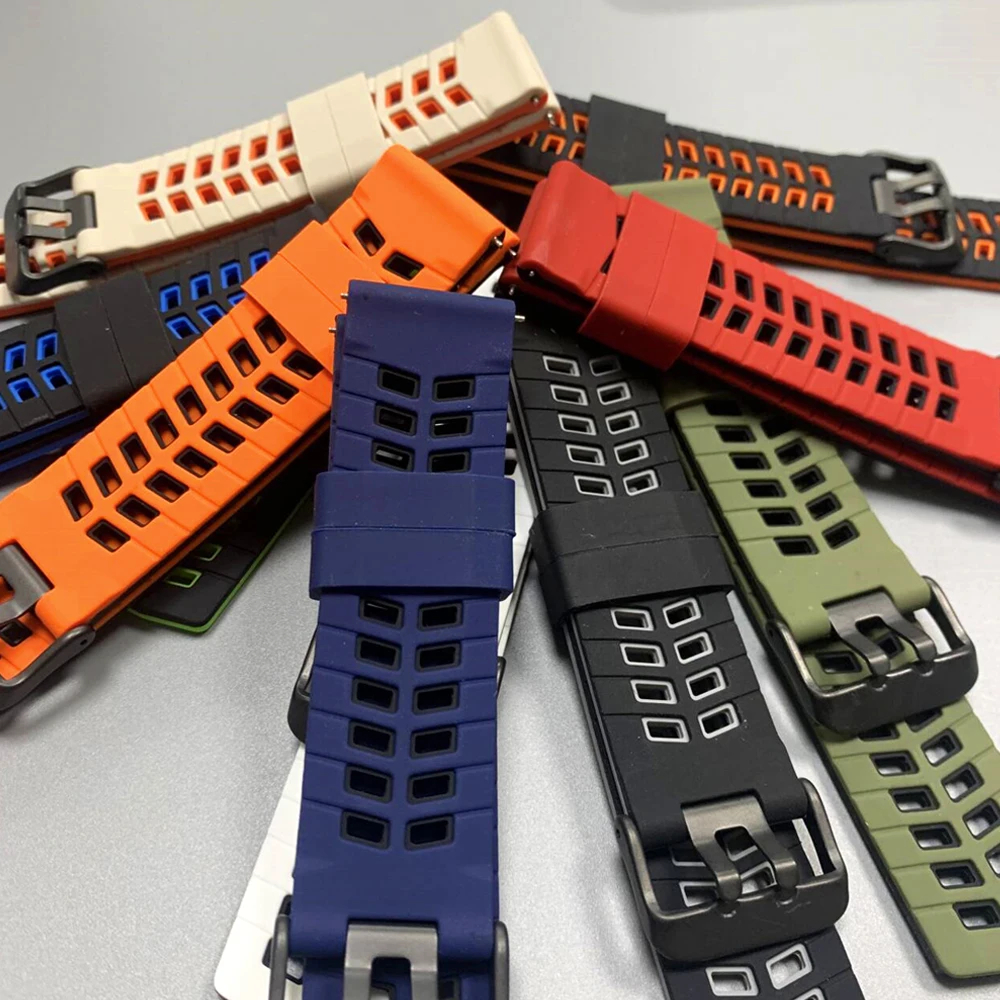 Correa deportiva de 22mm para AMAZFIT BALANCE 2 GTR 47mm GTR 2e 3Pro 4 bandas para AMAZFIT BIP 6 5 Stratos 3 Cheetah Pro pulsera de silicona - imagen 5