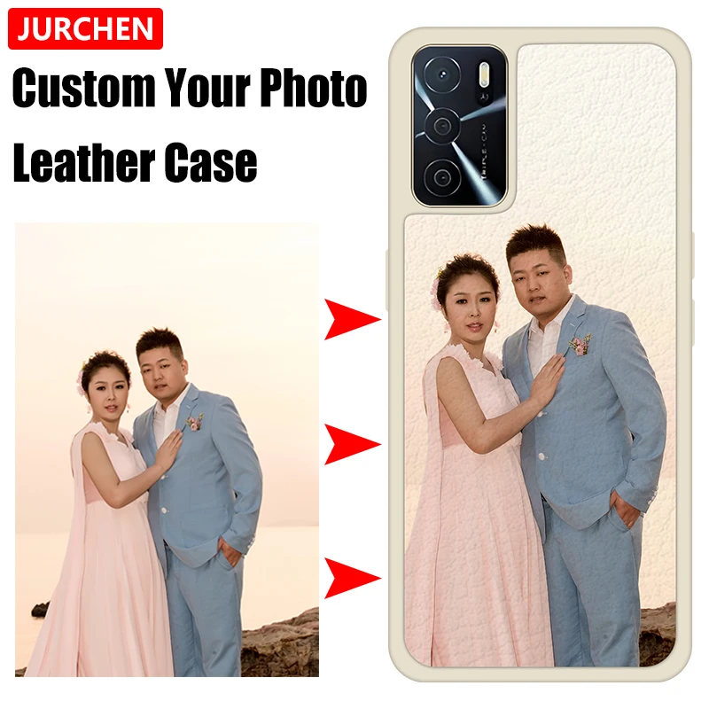 JURCHEN-funda de fotos personalizada para OPPO A11 A11X F19 F19S K10 K5 K7X K9X K9S X7 Max Realme 9i 9 V25 Pro Plus, cuero de vidrio de silicona - imagen 5