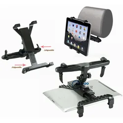 Soporte Tablet para Coche Reposacabezas Ajustable 8-14" iPad Samsung