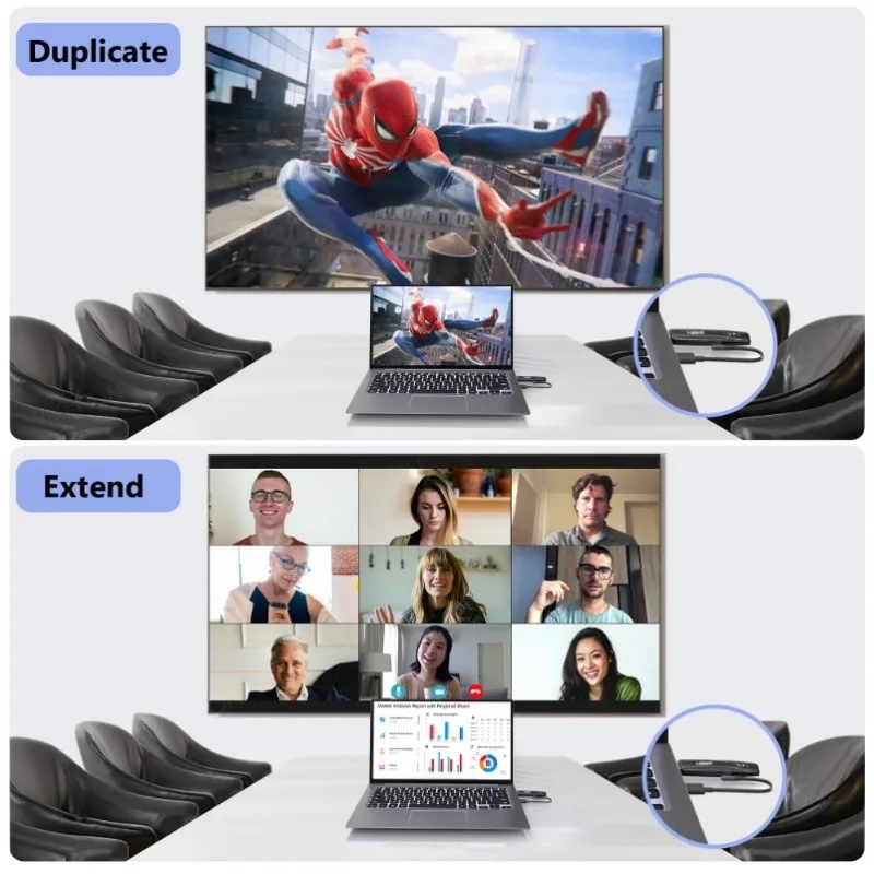 100M Wireless Video Transmitter and Receiver HDMI-Compatible Extender Display Adapter Cable Screen Mirror for Camera PC To TV - imagen 2