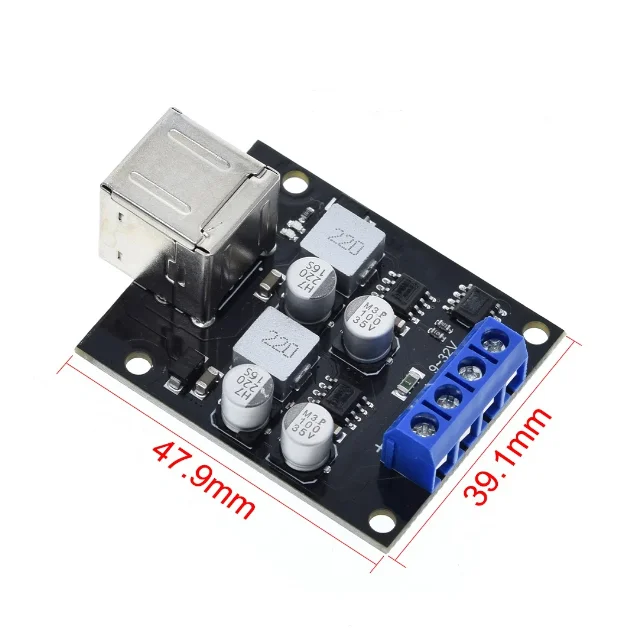 Módulo de carga USB DC-DC buck 2, placa de carga Dual para teléfono móvil de 5V 3A con soporte de protección, carga rápida DCP - imagen 2