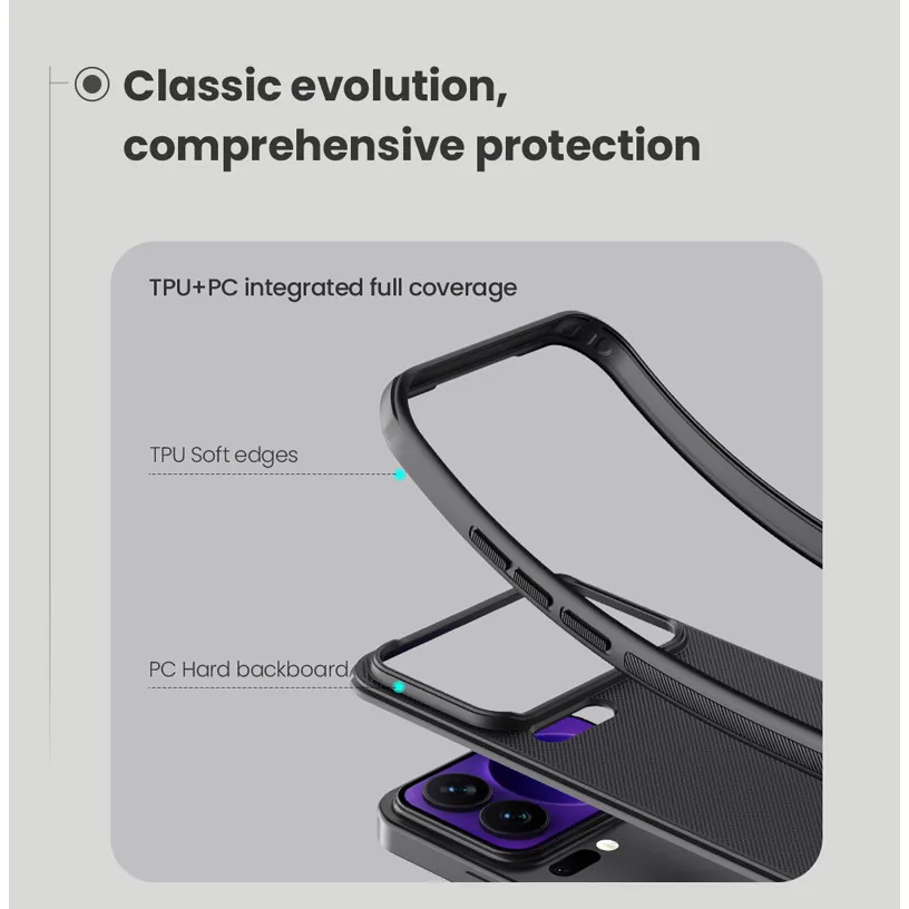 Para Xiaomi 17 Pro Max, 17 Pro funda magnética NILLKIN Airbags antihuellas dura PC cubierta de teléfono con escudo esmerilado - imagen 3