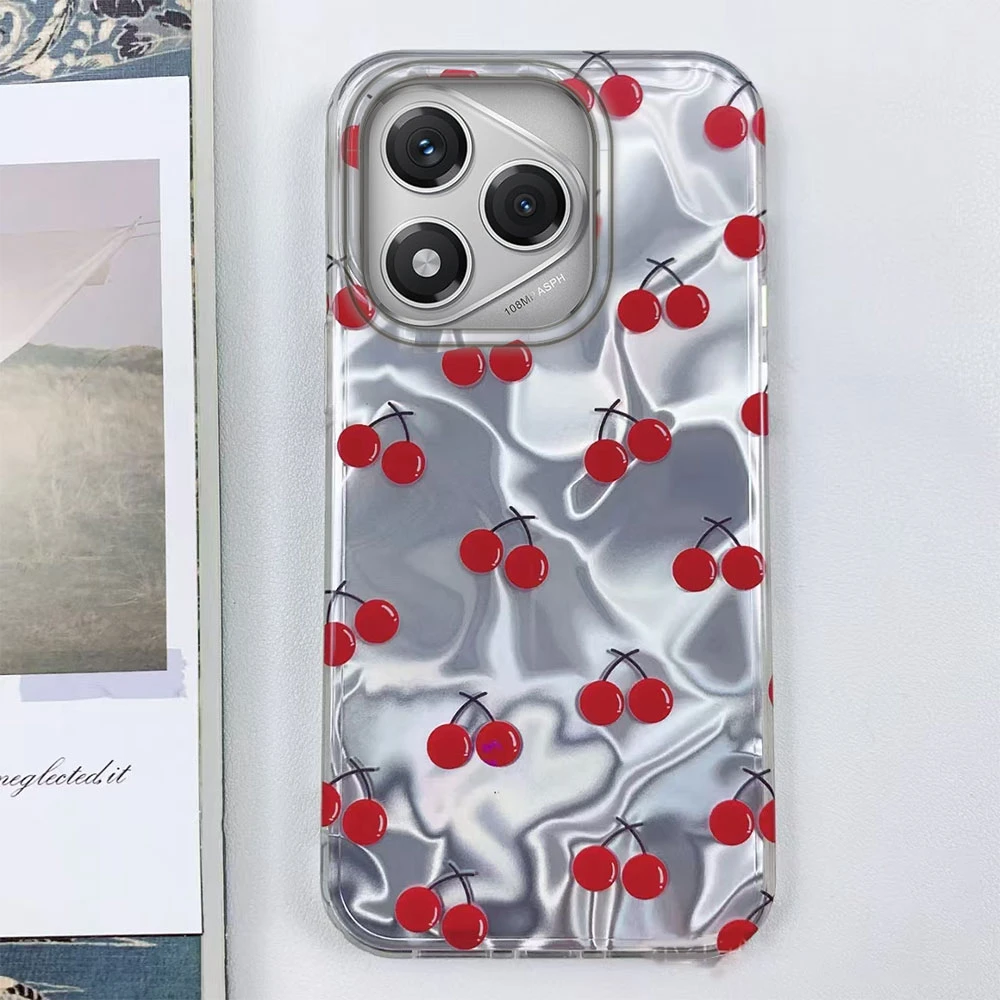 Funda de teléfono para mujer y niña, fruta, cereza roja, para Honor 400, 200, 90 Smart Pro Magic7 6 5 70 Lite X9a X9c X8b X8a X8c X7c X7B X6c - imagen 4