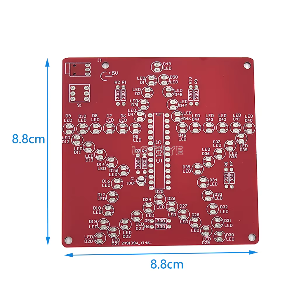 Kit de electrónica educativo LED con altavoz para soldadura escolar - imagen 4