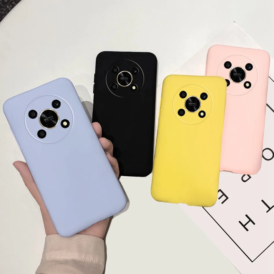 Para Honor Magic4 Lite funda suave de silicona de Color caramelo para teléfono Honor X9 X30 Magic 4 Lite 5G ANY-NX1 ANY-LX2 ANY-LX3 fundas - imagen 5