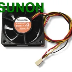 Sunon Ventilador CPU 60x25mm 3 Pines Silencioso