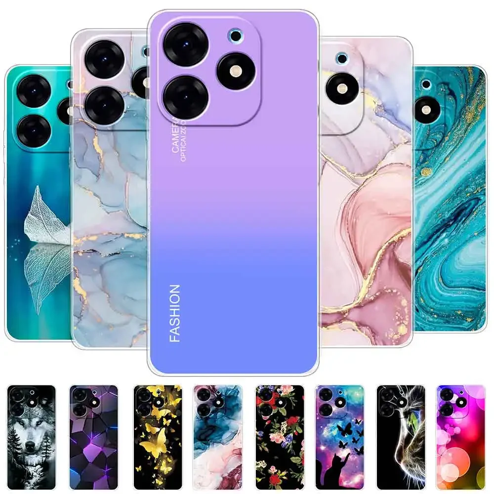 Funda de silicona suave transparente para Tecno Spark 10 Pro, carcasa protectora de TPU para teléfono, Carcasa protectora para Tecno Spark 10 Pro KI7