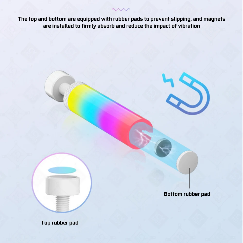 COOLMOON-Soporte VGA de barra en espiral, 5V, 3 pines, ARGB, soporte de sincronización de luz, altura de 70mm-125mm, Mini soporte Vertical, MOD GR125 - imagen 5
