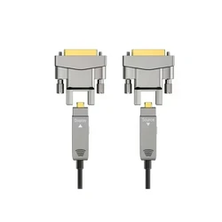 Cable fibra óptica Micro HDMI a DVI – Conducto desmontable