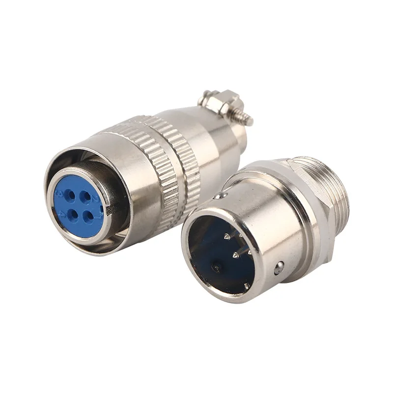 Conector de aviación XS12, conector rápido circular push-pull, 2/3/4/5/6/7PIN, contacto chapado en oro, enchufe macho y hembra - imagen 4