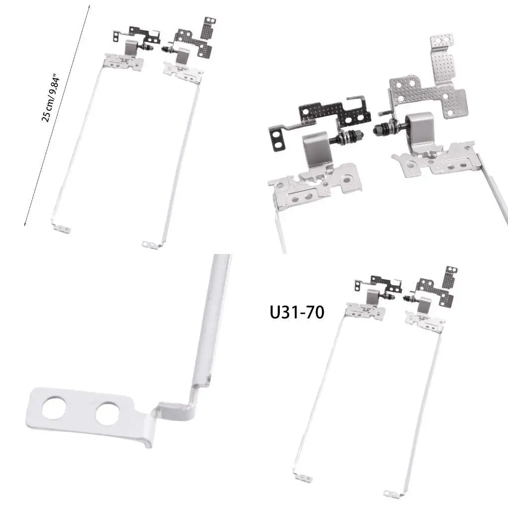 Bisagra LCD LCD R53C Juego bisagra izquierda +Reemplazo del eje del scren derecho para U31-70