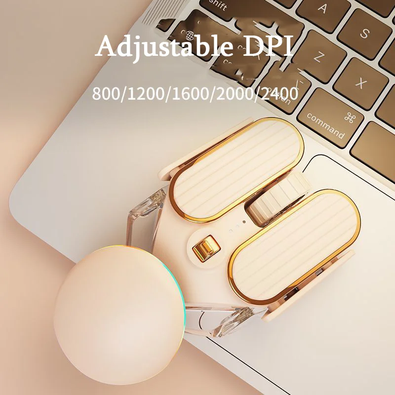 Ratón inalámbrico con Bluetooth y modo Dual, recargable, silencioso, óptico, USB, para ordenador portátil y PC - imagen 5