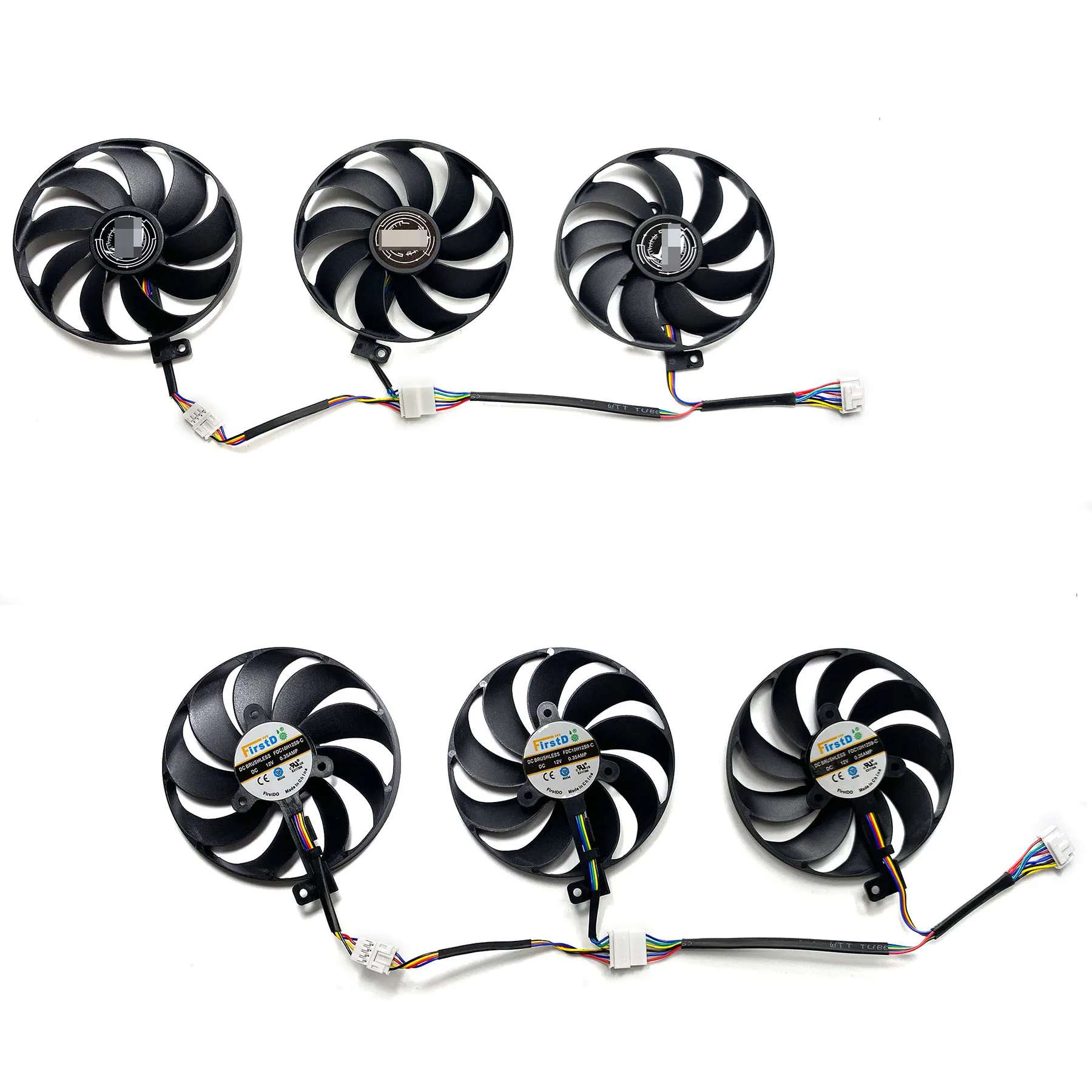 Reemplazo de tarjeta gráfica para ASUS GeForce RTX2060S, 2070, 2070S, 2080, 2080S, 2080ti, GTX1660ti, ROG STRIX, FDC10H12S9-C de ventilador, nuevo - imagen 4