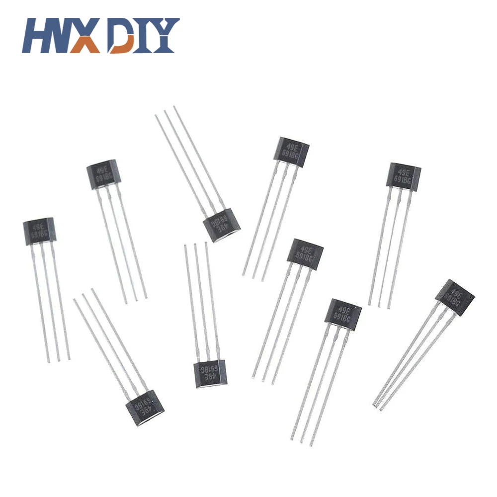 Interruptor lineal de Sensor de efecto Hall, Kit electrónico de bricolaje, 50 piezas, 49E, OH49E, SS49E - imagen 4