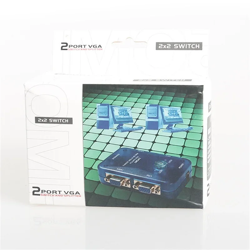 Maituo 250MHz 2 entradas 2 salidas Selector VGA divisor interruptor conector compatible con 1920*1440 HD de alta resolución MT-202S - imagen 5
