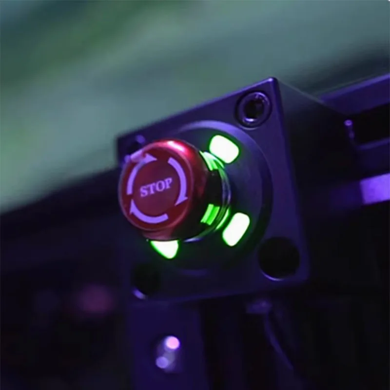 Interruptor de parada de emergencia, simulador de carreras con cabeza de cristal, Base de accionamiento directo, pérdida rápida de energía para SIMAGIC - imagen 3