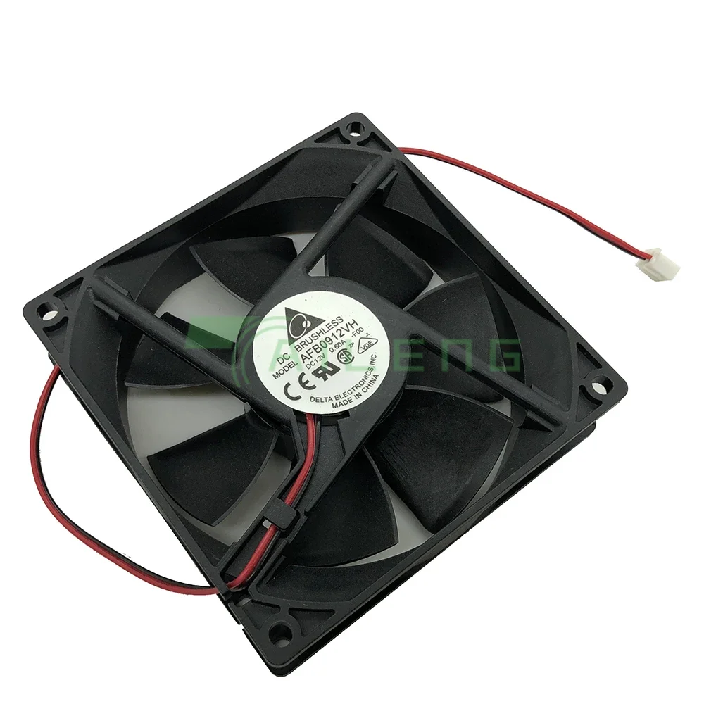 Nuevo AFB0912VH 9025 9cm 90mm ventilador de refrigeración con doble rodamiento de bolas 12V 0.60A capacidad de viento para Delta 90*90*25mm - imagen 5